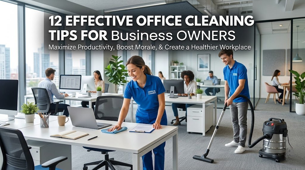 12 Effective Office Cleaning Tips for Business Owners