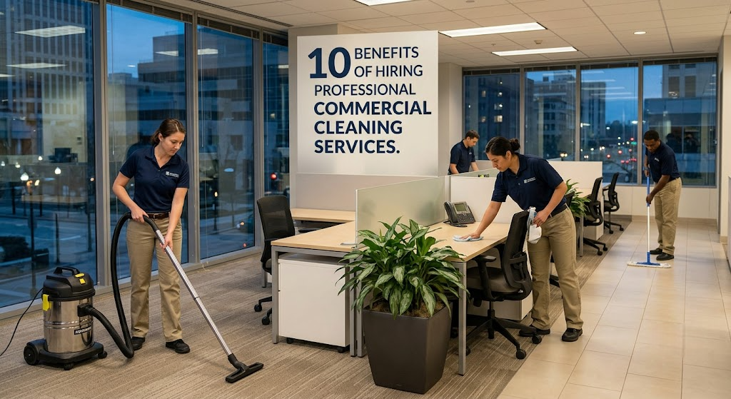 10 Benefits of Hiring Professional Commercial Cleaning Services