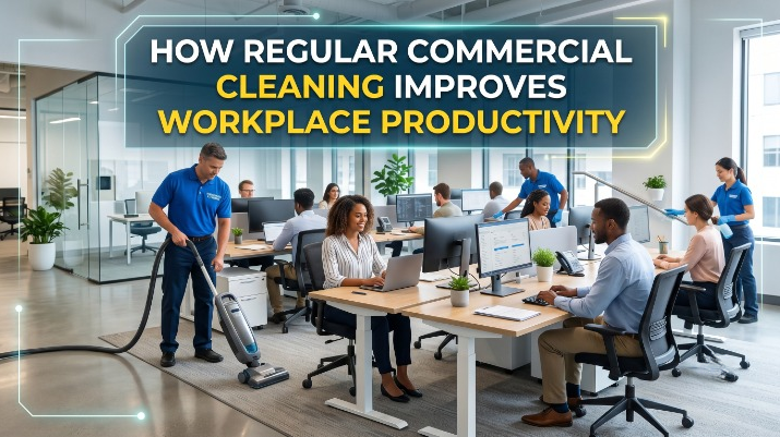 How Regular Commercial Cleaning Improves Workplace Productivity