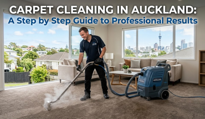 Carpet Cleaning in Auckland: A Step by Step Guide to Professional Results
