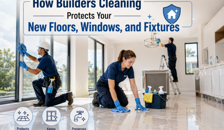 How Builders Cleaning Protects Your New Floors, Windows, and Fixtures
