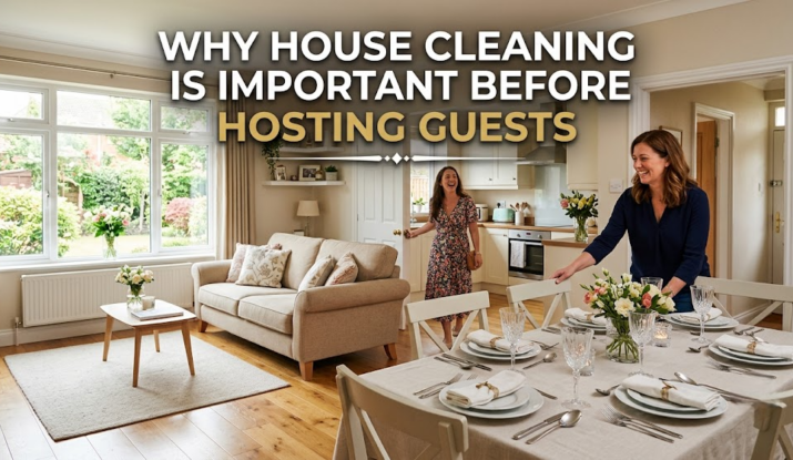 Why House Cleaning Is Important Before Hosting Guests