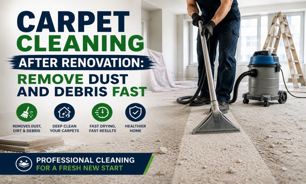 Carpet Cleaning After Renovation: Remove Dust and Debris Fast