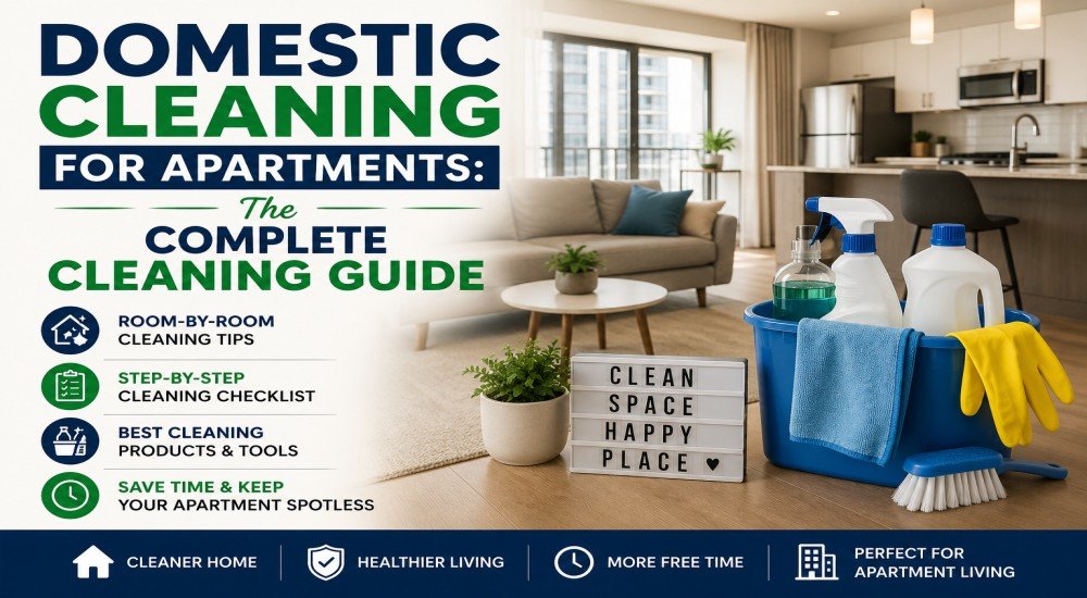 Domestic Cleaning for Apartments: The Complete Cleaning Guide