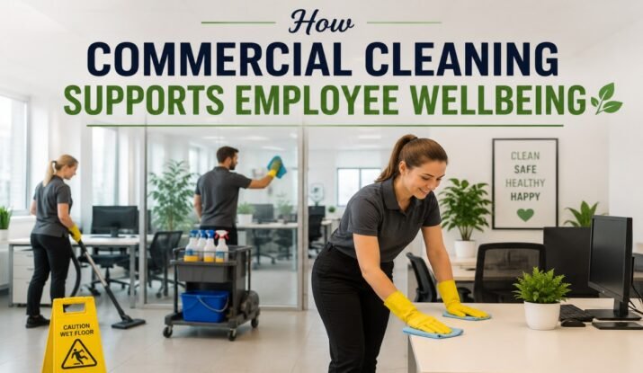 How Commercial Cleaning Supports Employee Wellbeing