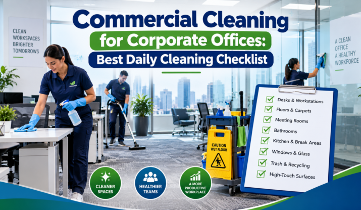 Commercial Cleaning for Corporate Offices: Best Daily Cleaning Checklist