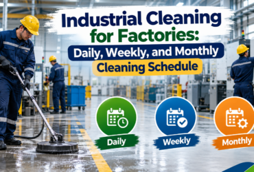 Industrial Cleaning for Factories: Daily, Weekly, and Monthly Cleaning Schedule
