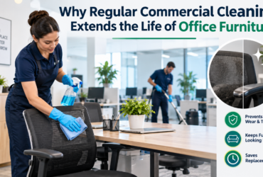 Why Regular Commercial Cleaning Extends the Life of Office Furniture